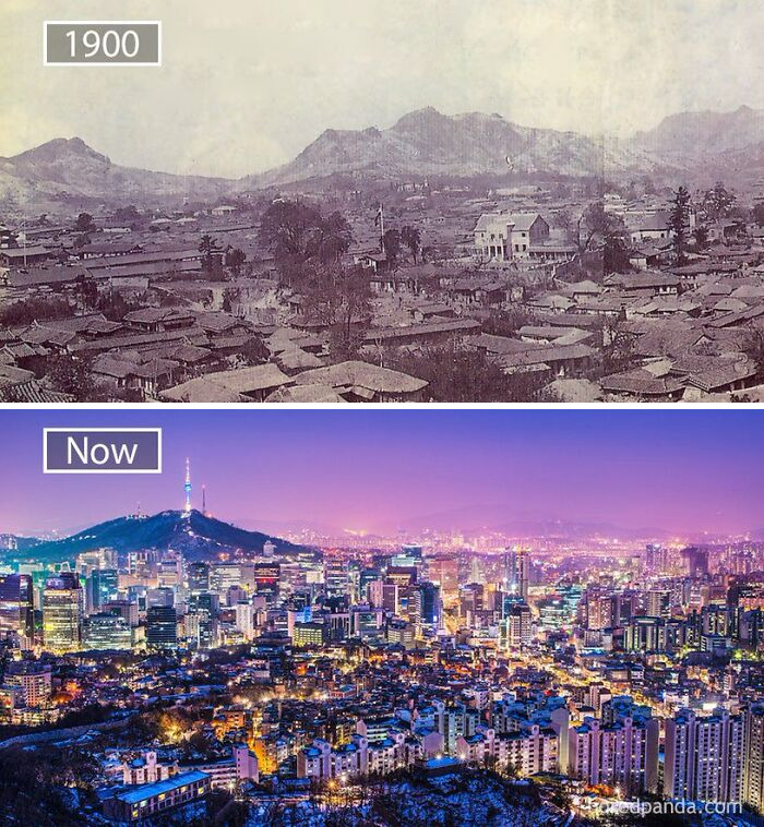 Seoul - Những năm 1900 và 2023.
