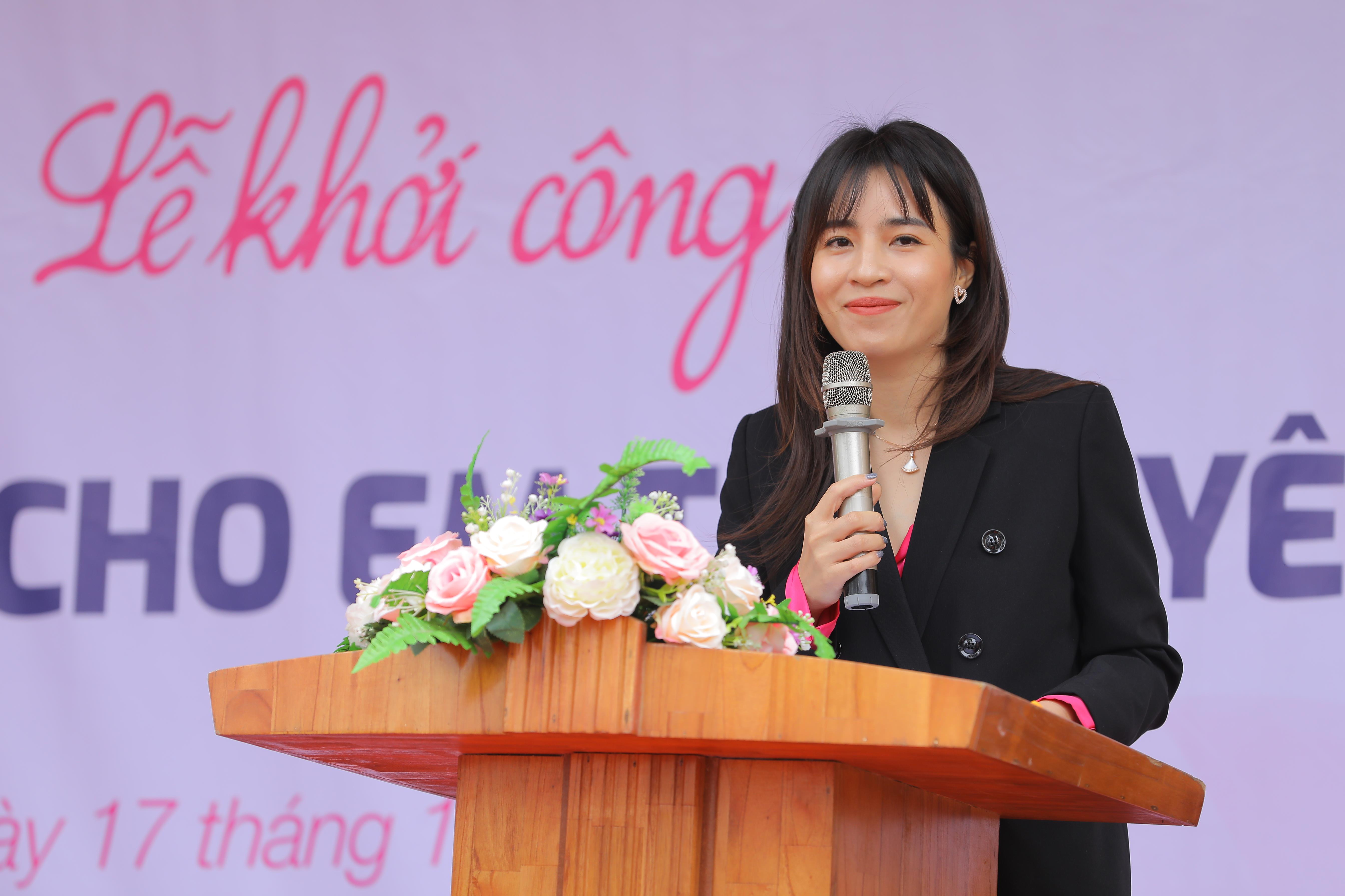 Bà Trần Thị Như Trang - Giám đốc Quỹ Vì Tầm Vóc Việt