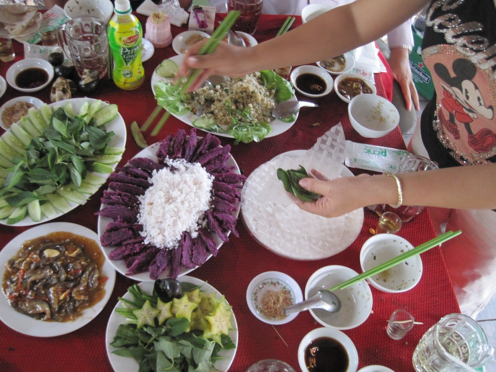 Món ăn độc đáo của người dân Bình Tân - Vĩnh Long - Ảnh: Văn Kim Khanh
