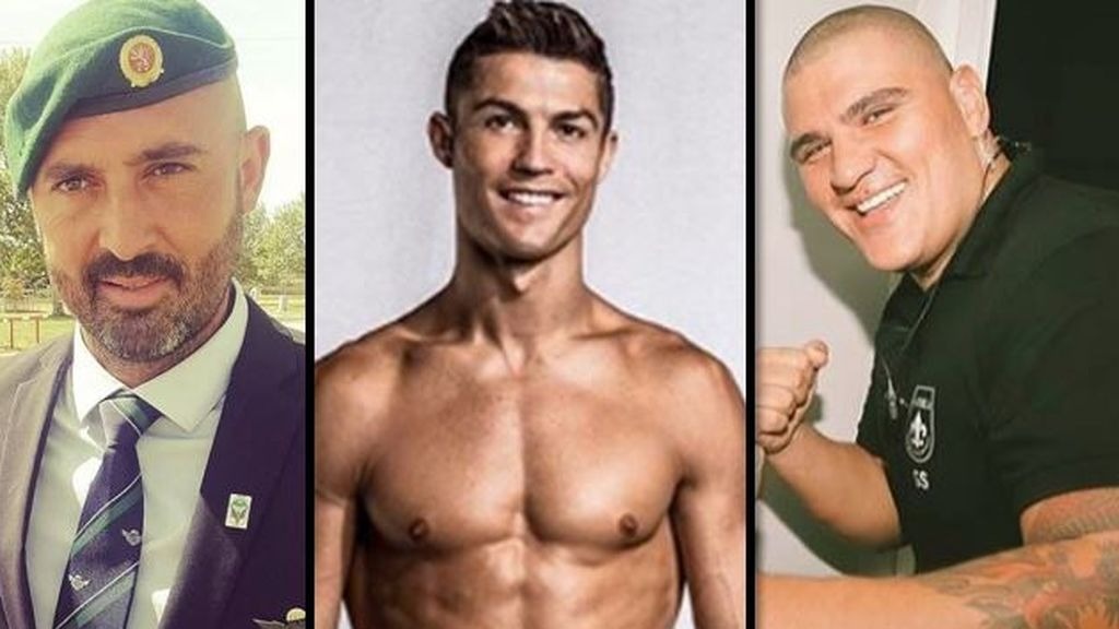Cristiano Ronaldo
có thể cười tươi khi có
Nuno Marecos (bìa trái)
và Goncalo Salgado
(bìa phải) ở bên cạnh.
