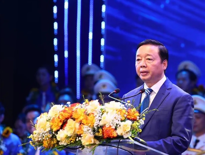 Phó Thủ tướng Chính phủ Trần Hồng Hà phát biểu