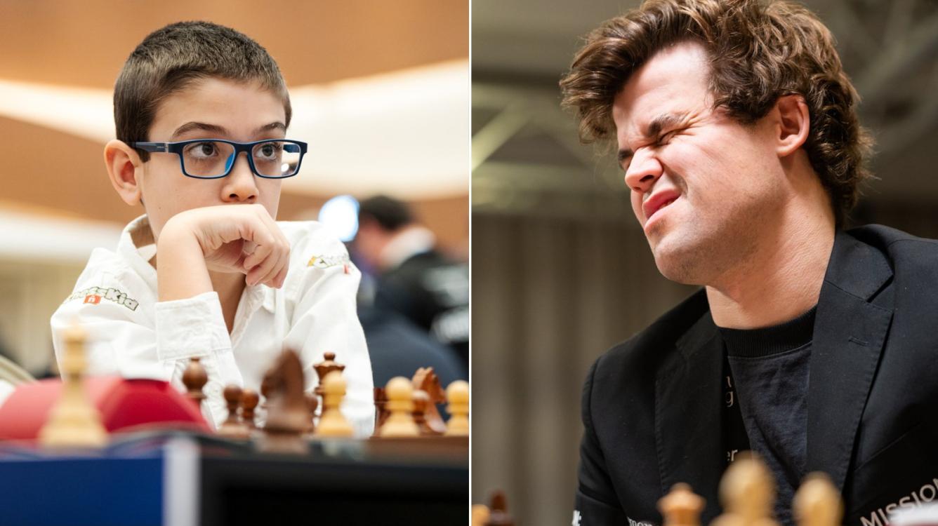 Cậu bạn 10 tuổi hạ gục "Người khổng lồ" cờ vua Carlsen