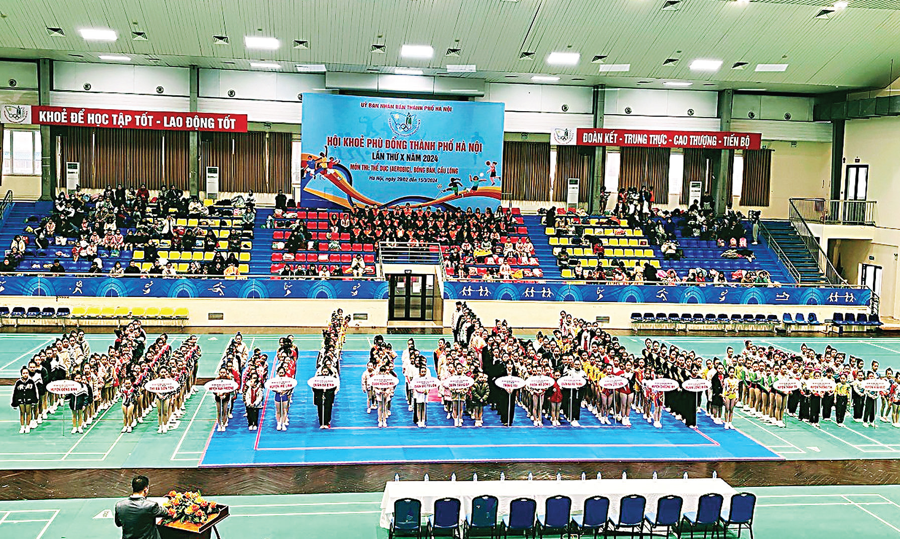 Các trường tiểu học quận Ba Đình tham gia Hội khỏe Phù Đổng.