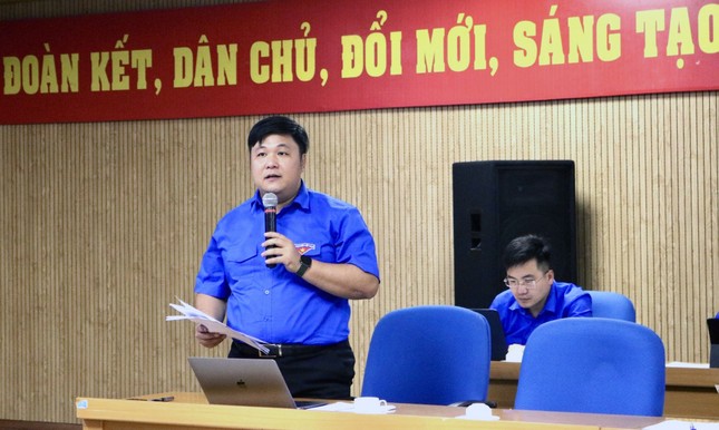 Anh Nguyễn Thái An phát biểu tại hội nghị