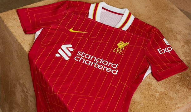 Áo đấu mới của Liverpool chứa nhiều chi tiết hoài cổ