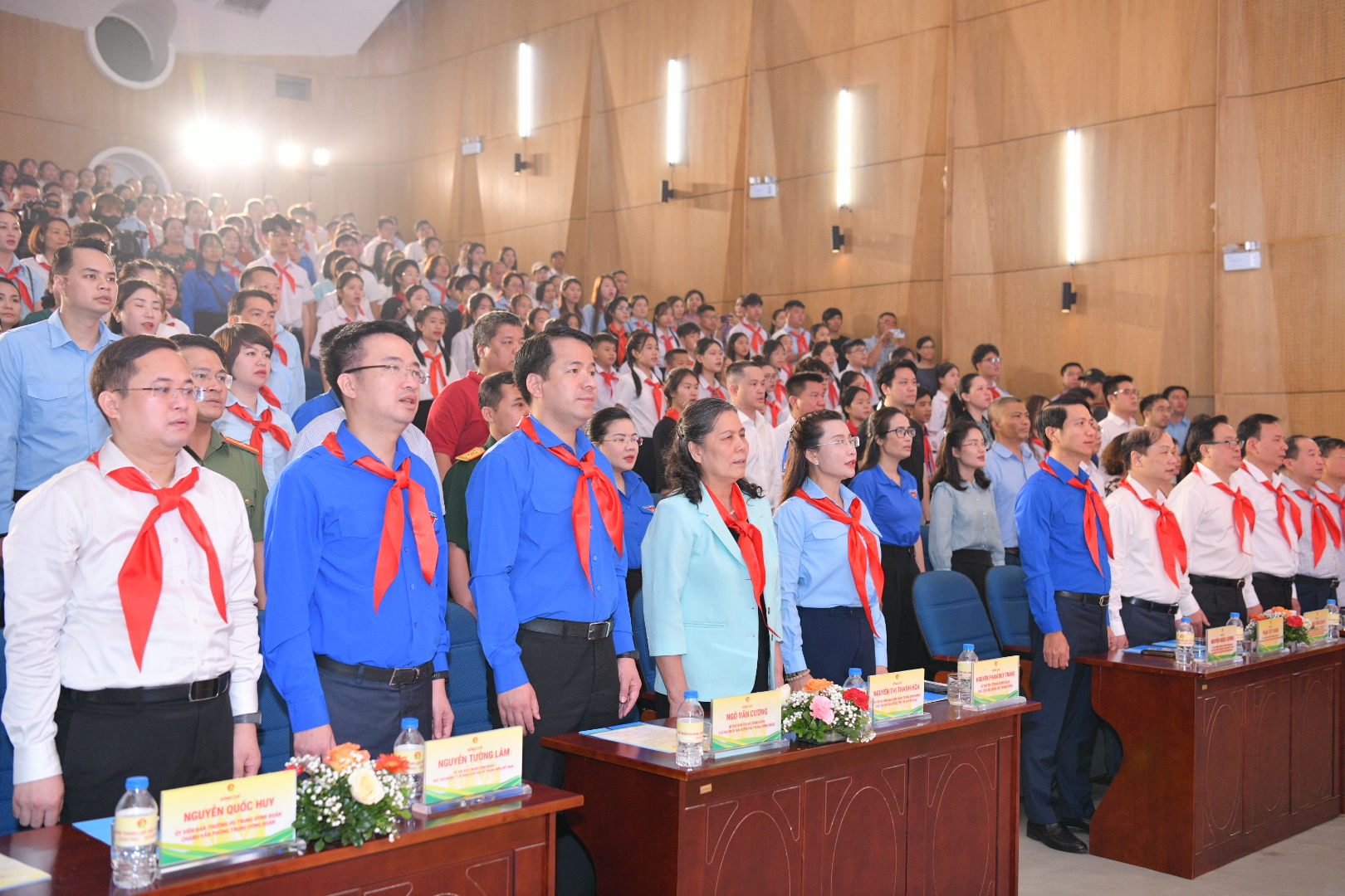 Quang cảnh Lễ Kỷ niệm 83 năm Ngày Thành lập Đội TNTP Hồ Chí Minh.