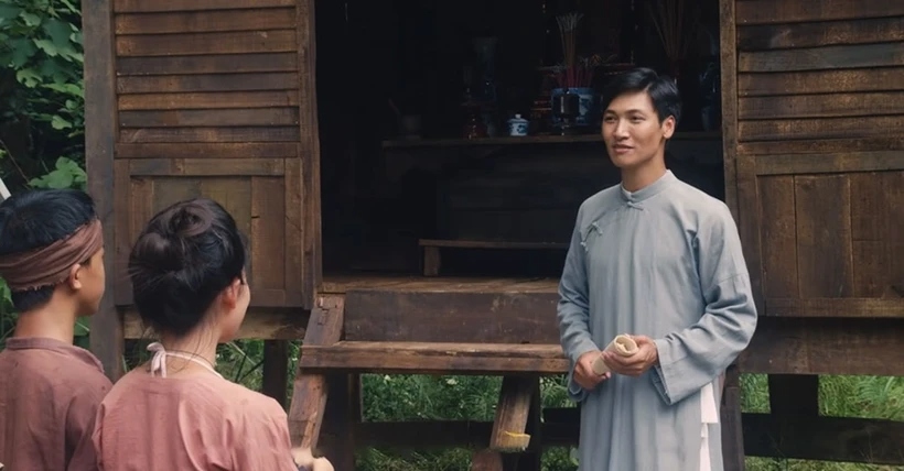 Một cảnh trong phim "Thầu Chín ở Xiêm" do diễn viên Mạnh Trường đóng chính. (Ảnh: NSX)