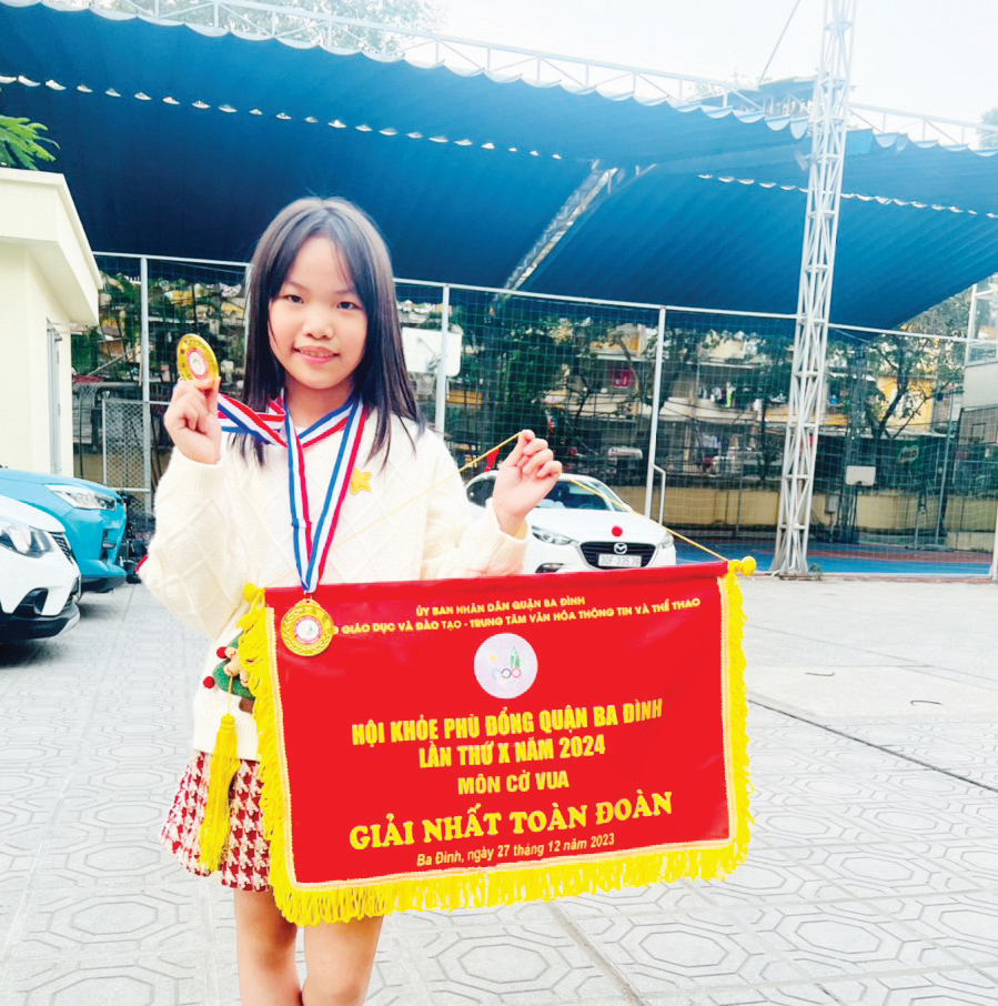 Minh Anh
giành giải tại
Hội khỏe Phù
Đổng quận Ba
Đình năm học
2023-2024.