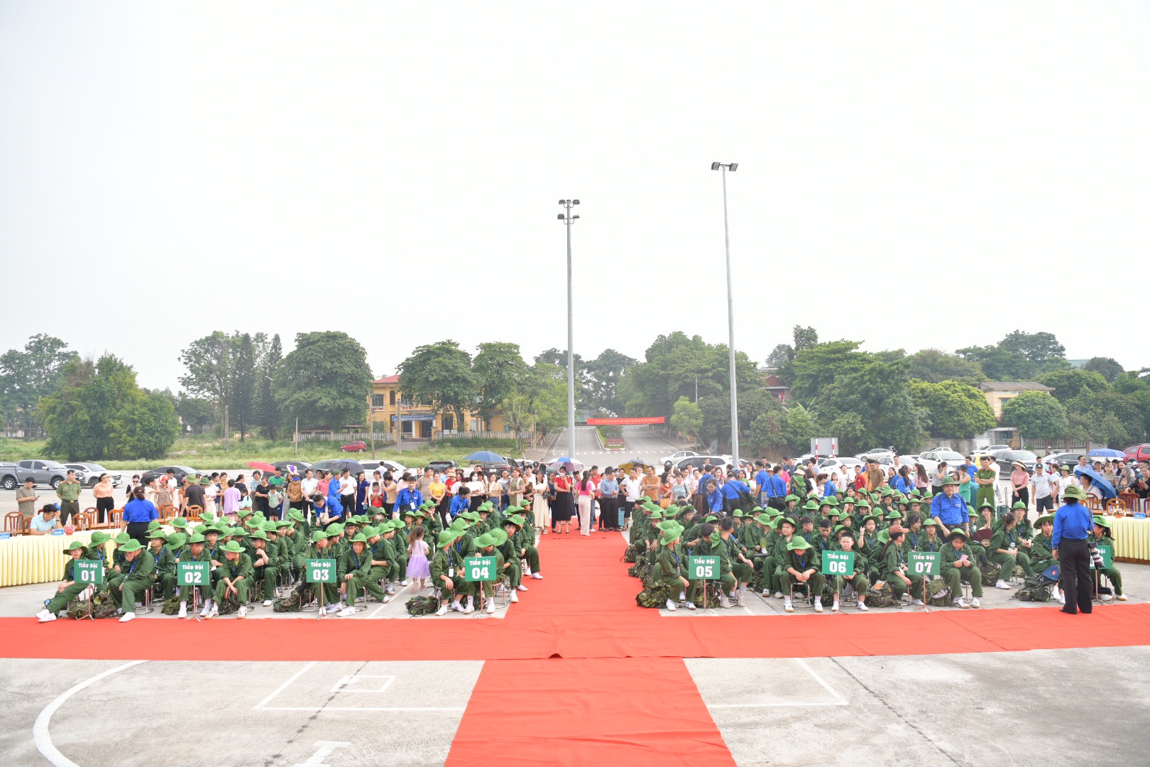 155 chiến sĩ nhí tham gia Học kỳ Quân đội do báo TNTP&NĐ và Thành đoàn Tuyên Quang tổ chức.