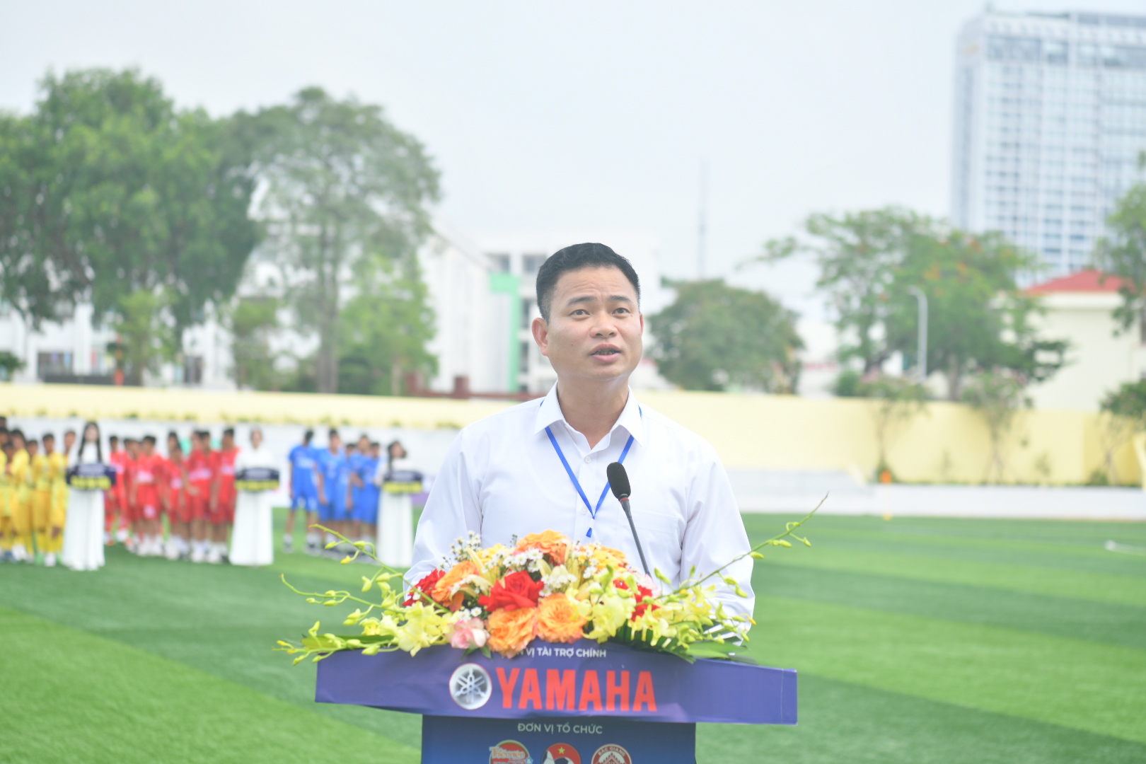 Giám đốc Sở VHTT&DL Bắc Giang phát biểu tại buổi lễ.