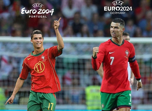 Sự thay đổi của Ronaldo ở sân chơi EURO sau 20 năm