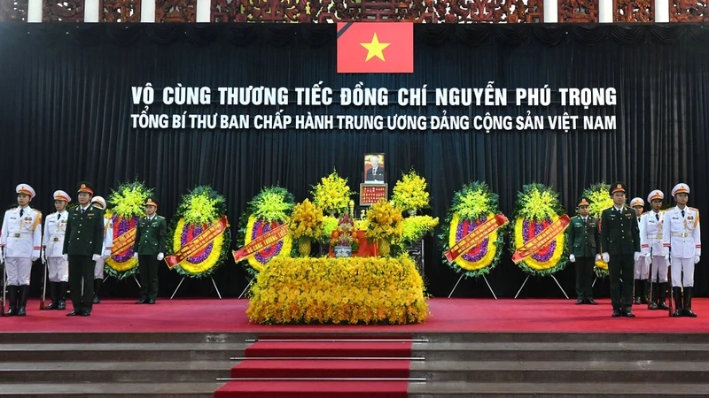 [TRỰC TIẾP] Cử hành trọng thể lễ truy điệu và an táng Tổng Bí thư Nguyễn Phú Trọng