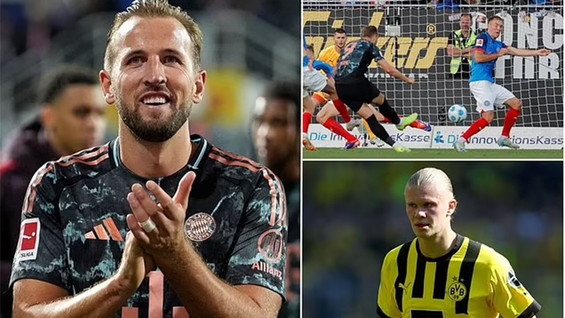 Harry Kane phá vỡ những kỷ lục do chính Haaland nắm giữ khi còn chơi tại Bundesliga