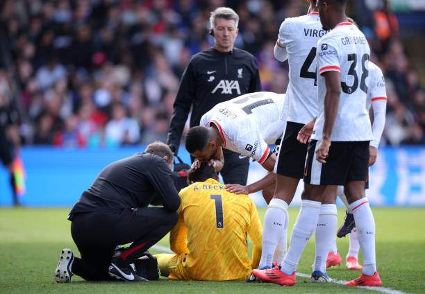 Liverpool đã rất lo lắng sau chấn thương của Alisson