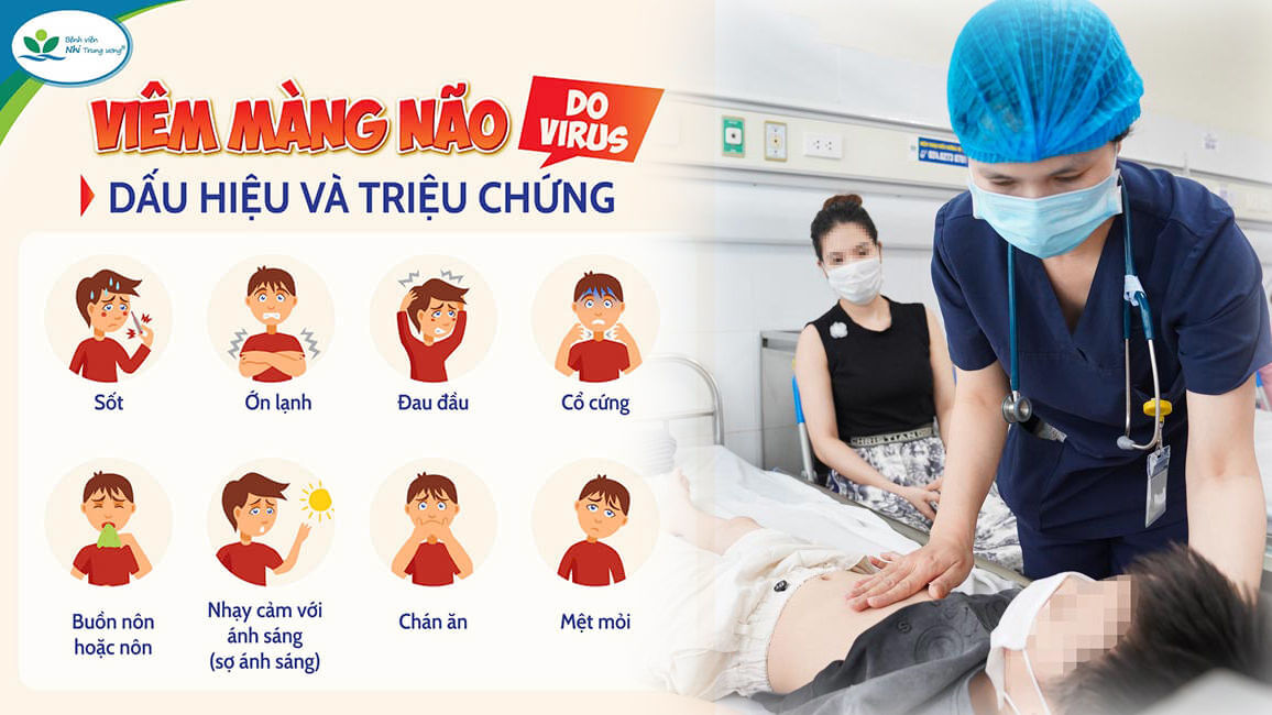 Viêm màng não do virus ở trẻ em gia tăng trong thời tiết giao mùa