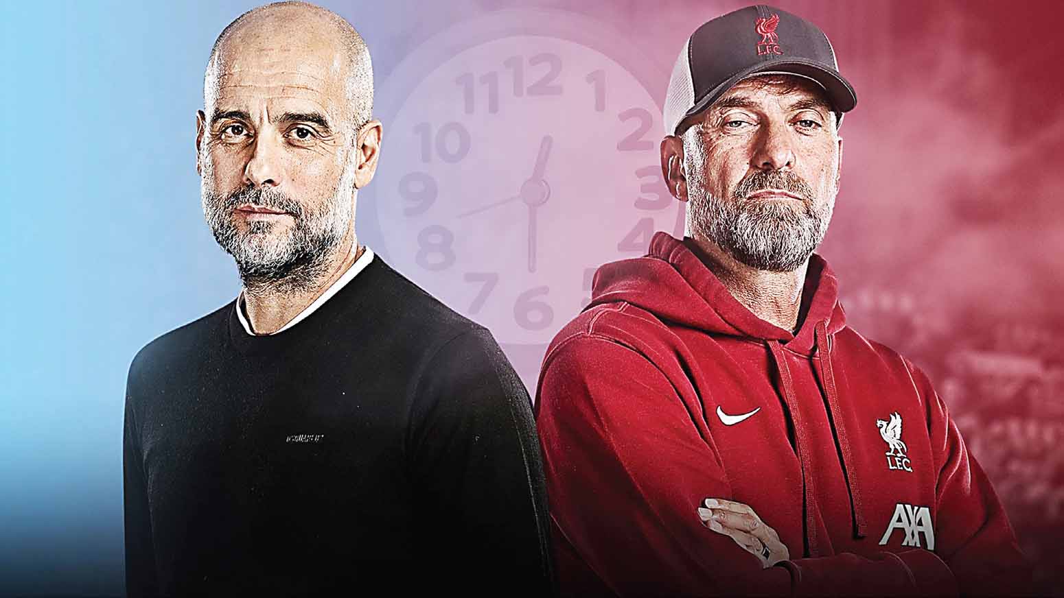 Pep Guardiola (trái)
và Jurgen Klopp
từng là đối thủ lớn
của nhau.