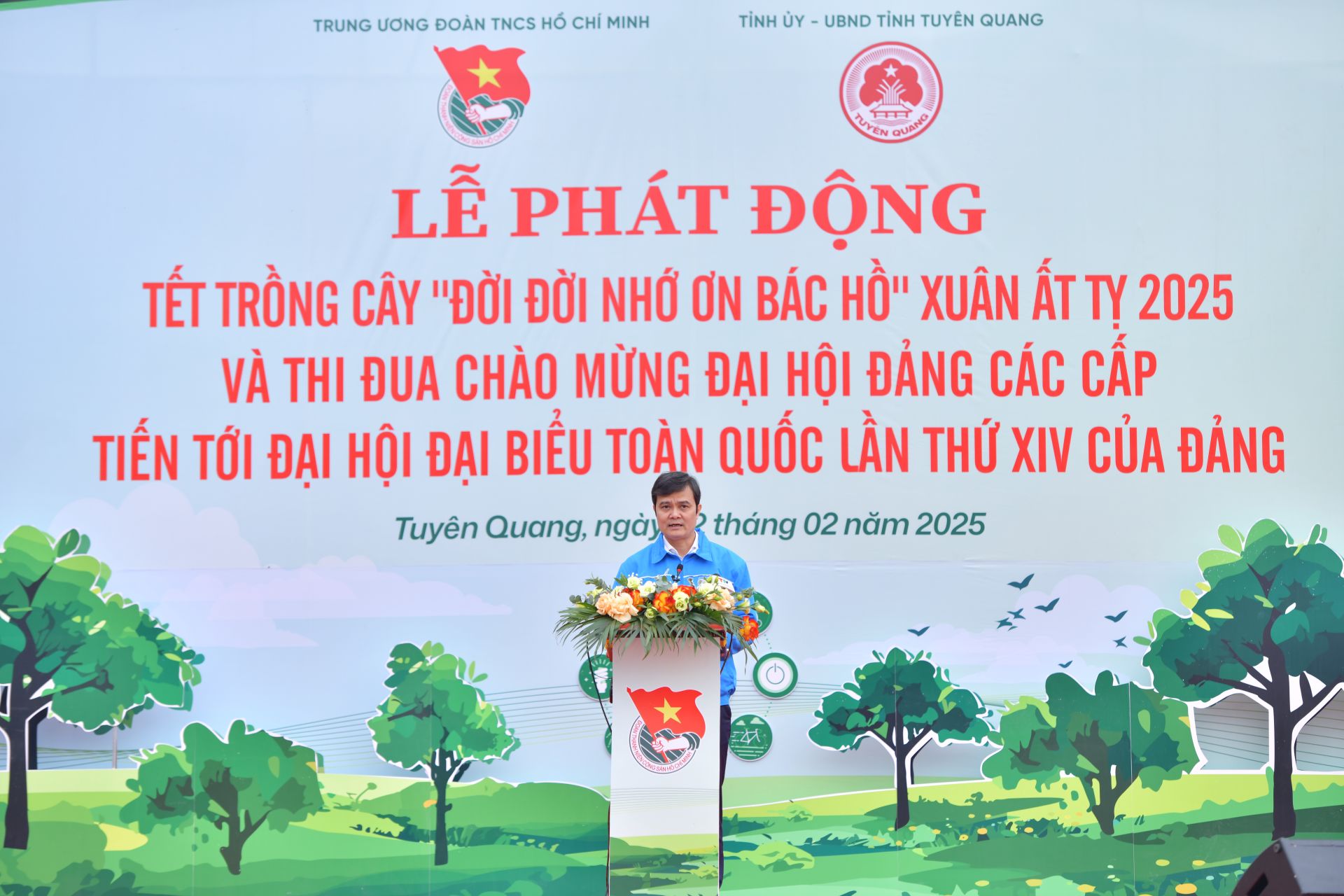 Anh Bùi Quang Huy -  Ủy viên dự khuyết T.Ư Đảng - Bí thư thứ nhất T.Ư Đoàn nhấn mạnh