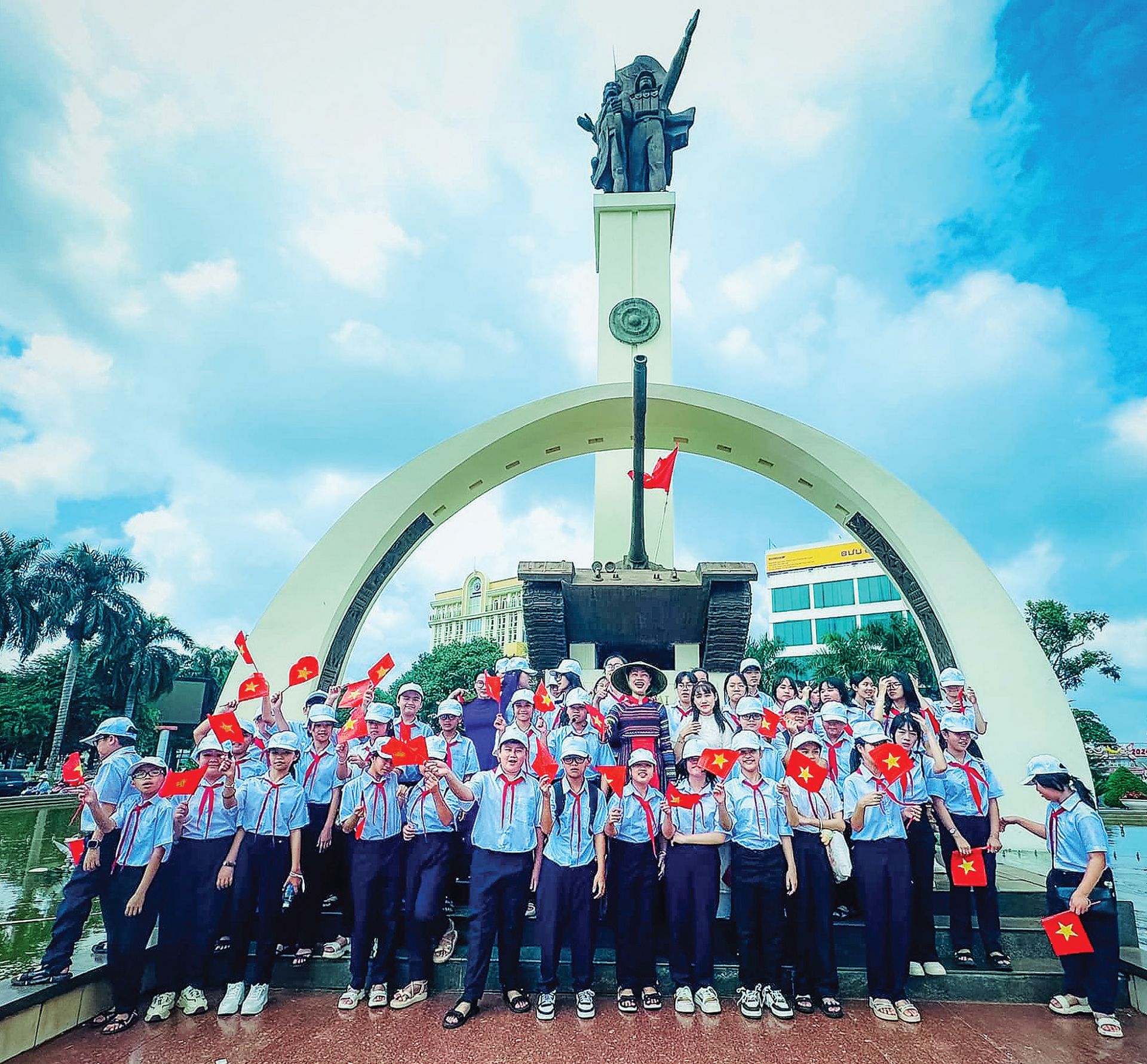 Những tiết học
thực tế ngoài trời
luôn mang lại sự vui vẻ,
hấp dẫn với các bạn
học sinh