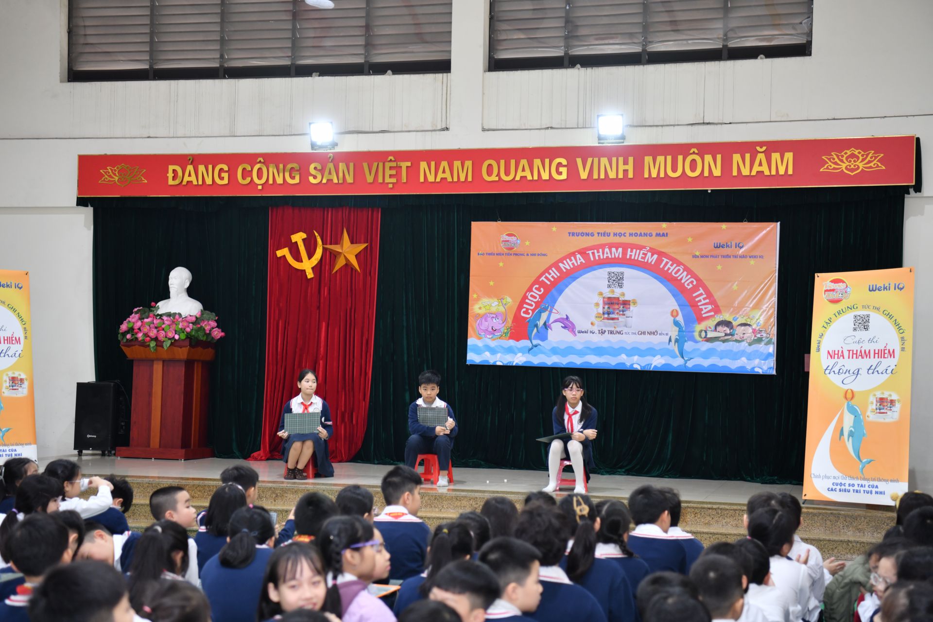 Cuộc thi thử thách sự hiểu biết và tư duy của các bạn học sinh
