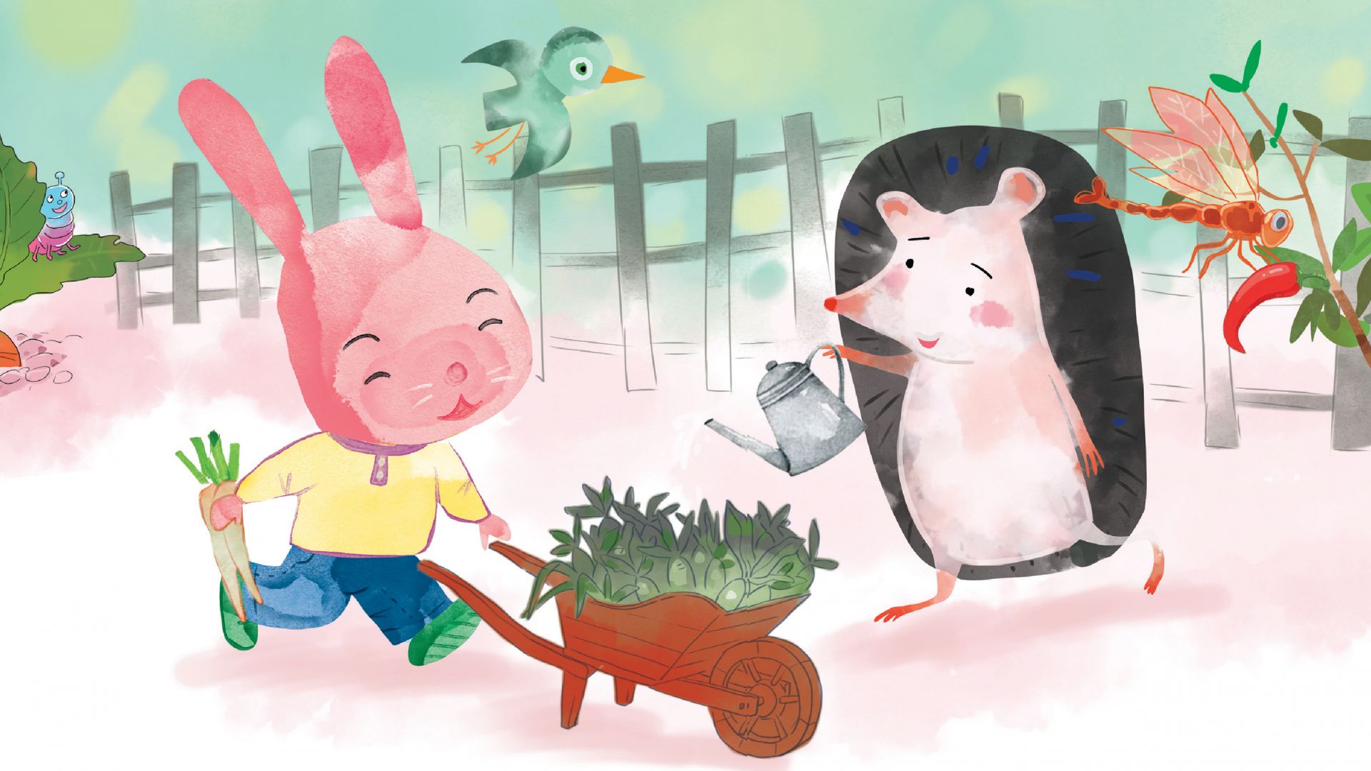 Xe củ cải của Thỏ Xám