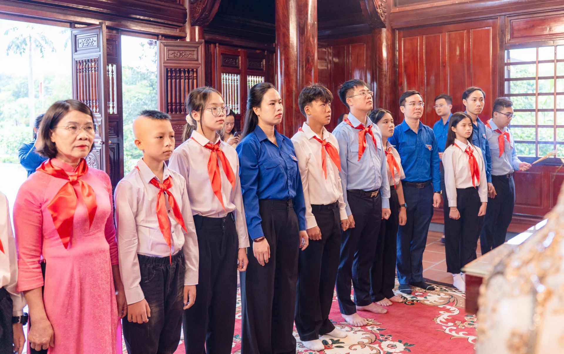 Lễ báo công dâng Bác nhân Kỷ niệm 135 năm ngày sinh Chủ tịch Hồ Chí Minh (19/5/1890 – 19/5/2025), 84 năm Ngày thành lập Đội TNTP Hồ Chí Minh (15/5/1941 – 15/5/2025) Lễ báo công dâng Bác nhân Kỷ niệm 135 năm ngày sinh Chủ tịch Hồ Chí Minh (19/5/1890 – 19/5/2025), 84 năm Ngày thành lập Đội TNTP Hồ Chí Minh (15/5/1941 – 15/5/2025)