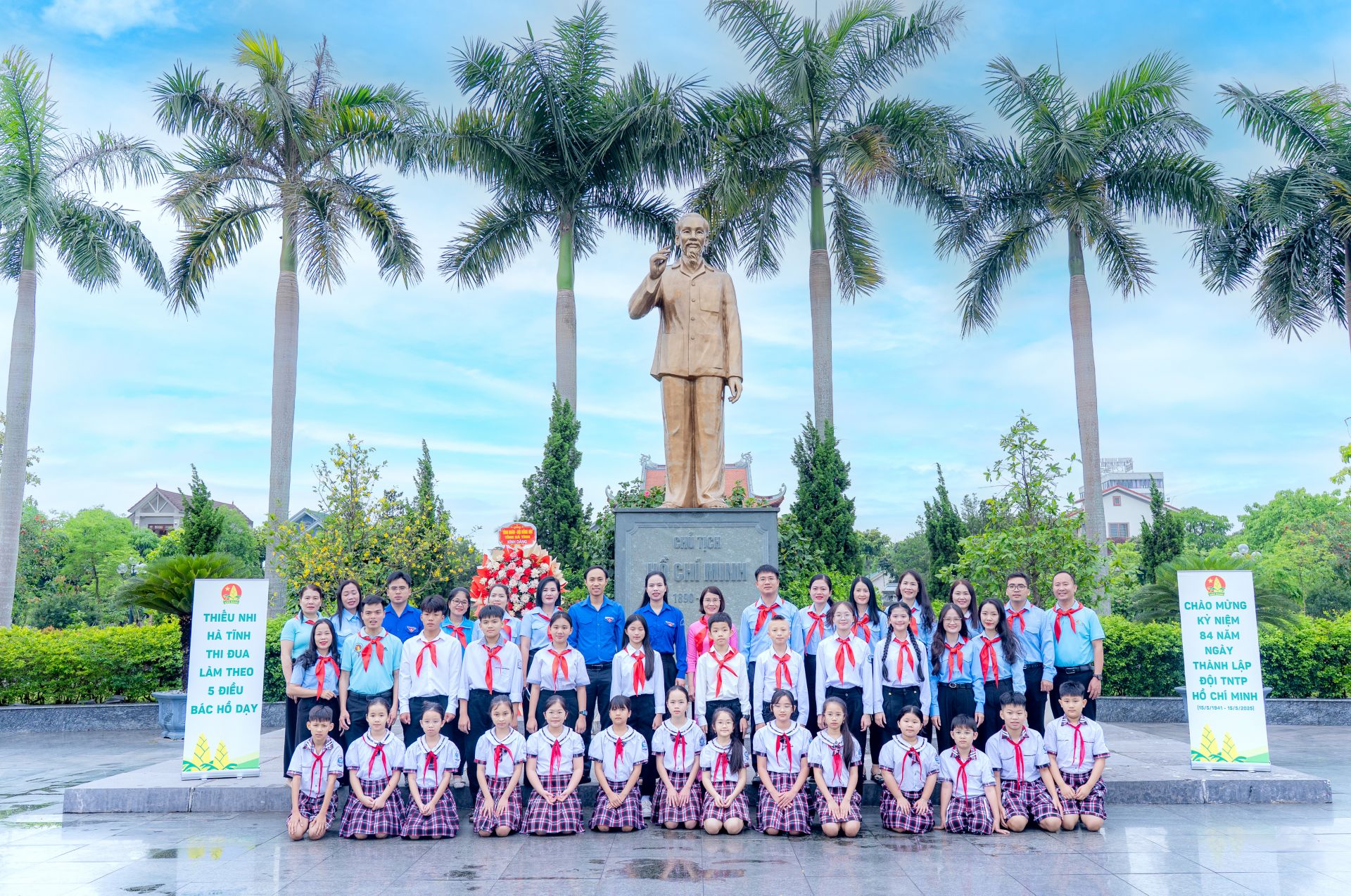 Thiếu nhi Hà Tĩnh báo công dâng Bác, hướng tới Đại hội Cháu ngoan Bác Hồ toàn quốc