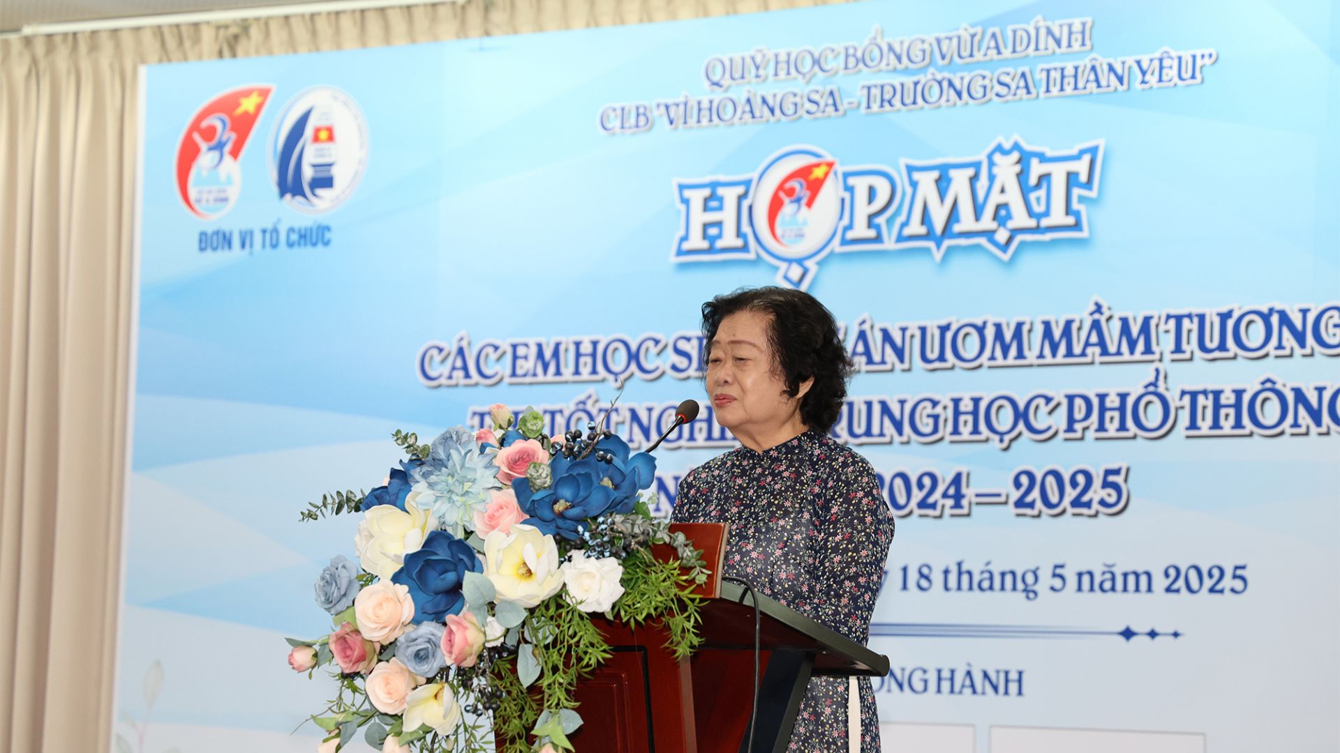 Bác Trương Mỹ Hoa xúc động tại buổi gặp mặt học sinh dự án “Ươm mầm tương lai”