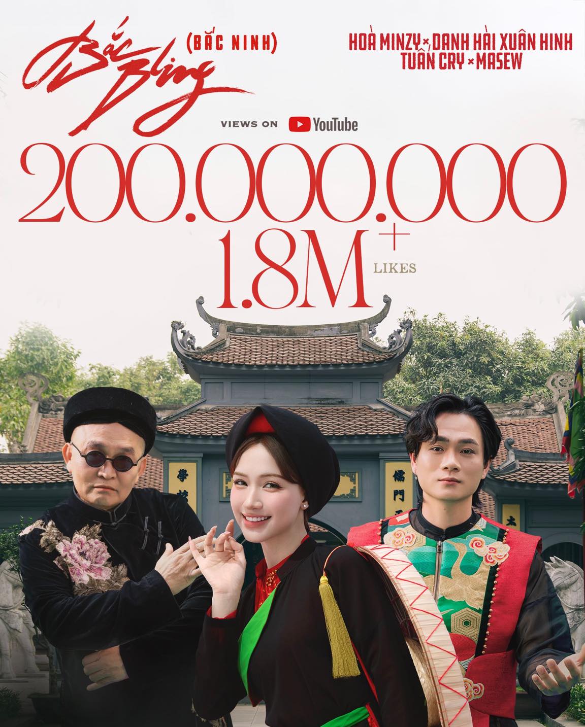 Thông tin được chính Hòa Minzy chia sẻ trên trang cá nhân với dòng cảm xúc đầy tự hào: “Chúng ta đã làm được rồi. Xúc động quá. Bắc Ninh ơi, Việt Nam ơi!” Thông tin được chính Hòa Minzy chia sẻ trên trang cá nhân với dòng cảm xúc đầy tự hào: “Chúng ta đã làm được rồi. Xúc động quá. Bắc Ninh ơi, Việt Nam ơi!”