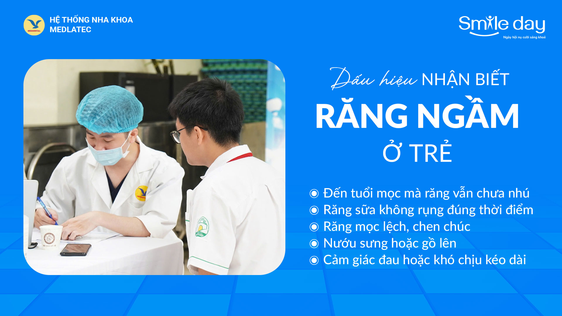 Dấu hiệu nhận biết răng mọc ngầm ở trẻ