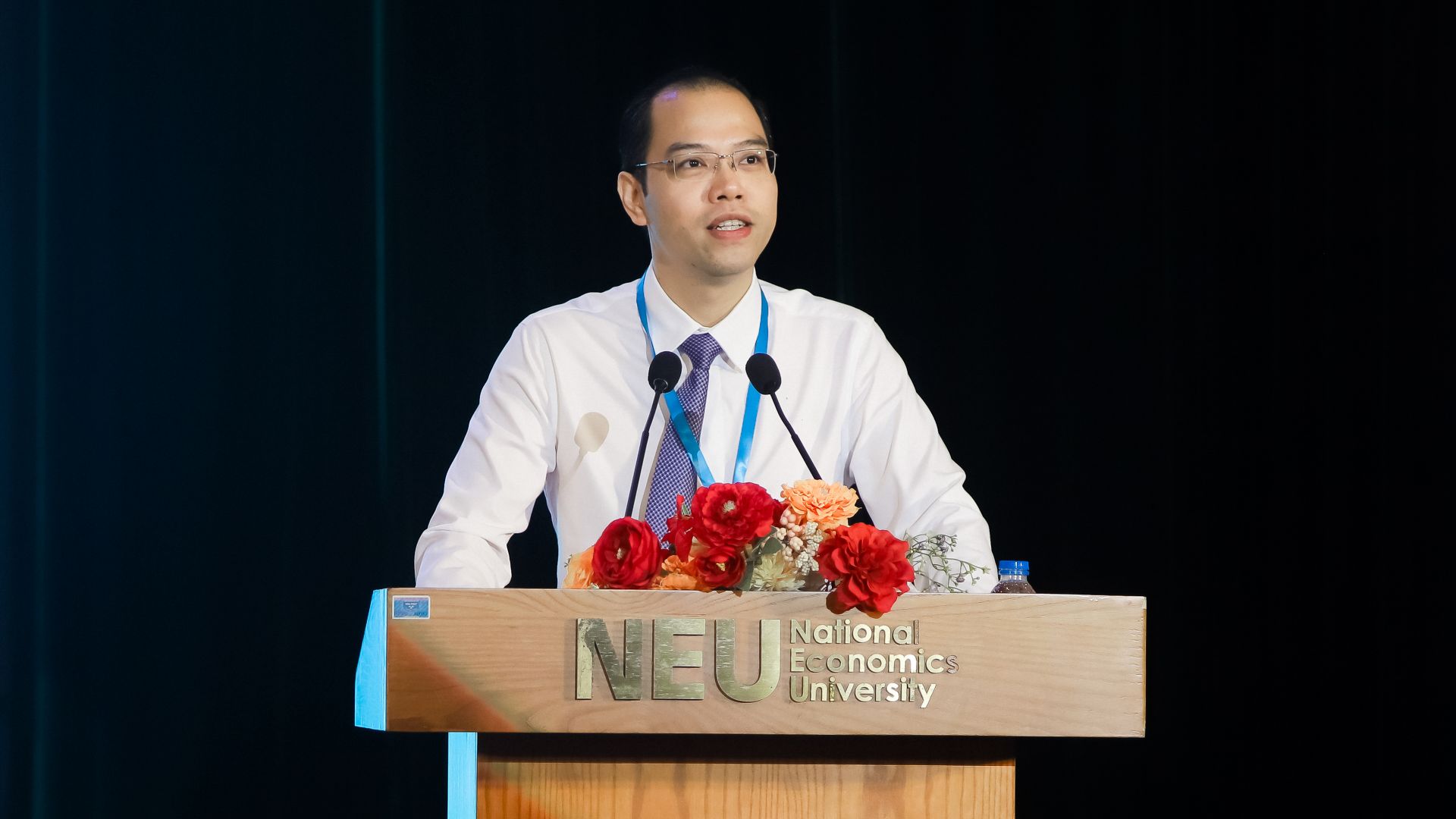 Anh Nguyễn Tiến Hưng phát biểu tại Đại hội Anh Nguyễn Tiến Hưng phát biểu tại Đại hội