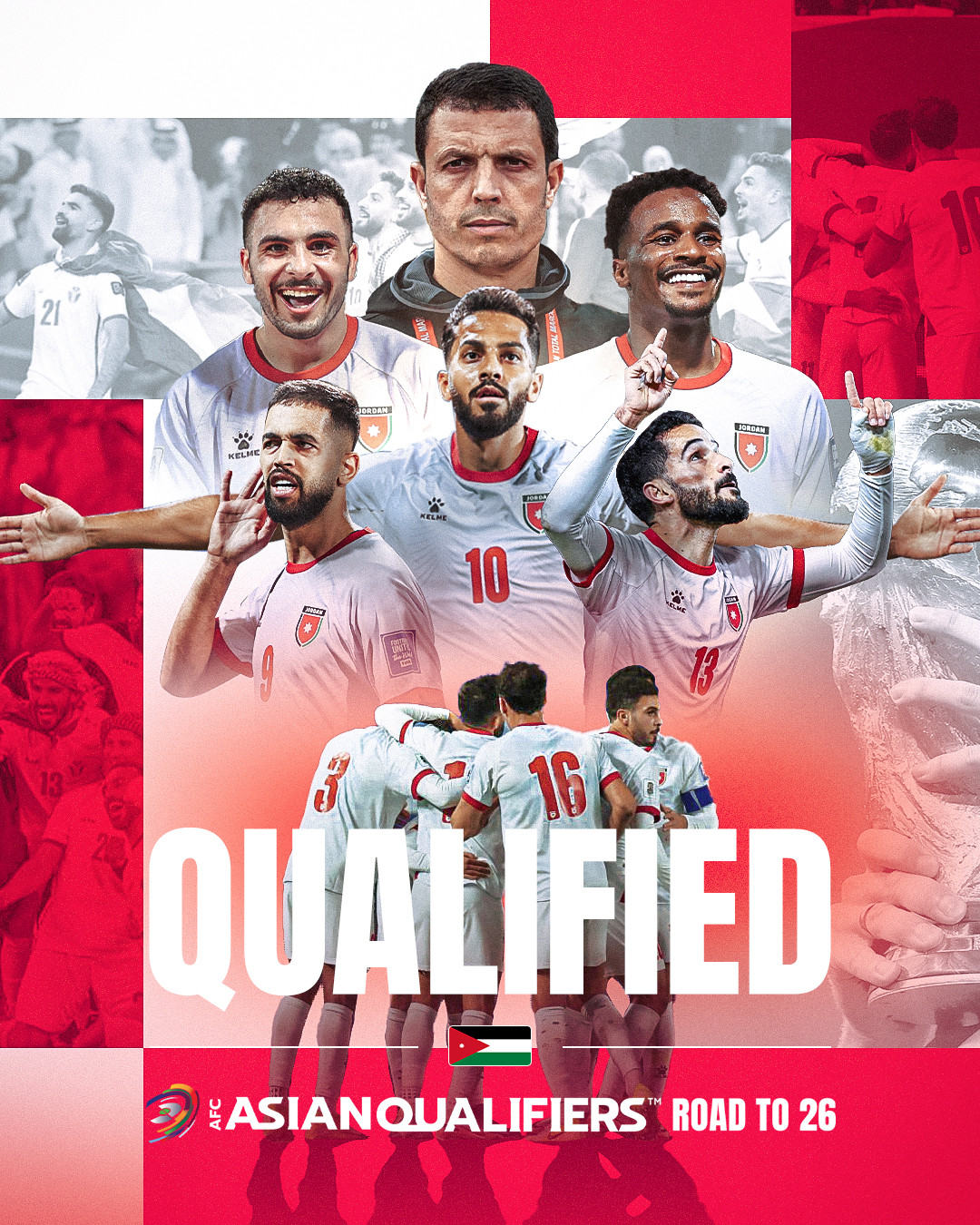 Jordan cũng lần đầu tiên đi World Cup Jordan cũng lần đầu tiên đi World Cup