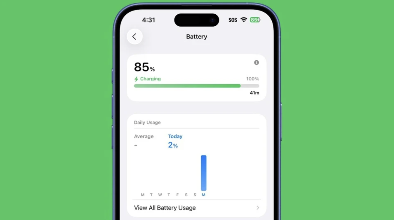 iPhone có thể ước lượng thời gian sạc đầy pin. iPhone có thể ước lượng thời gian sạc đầy pin.