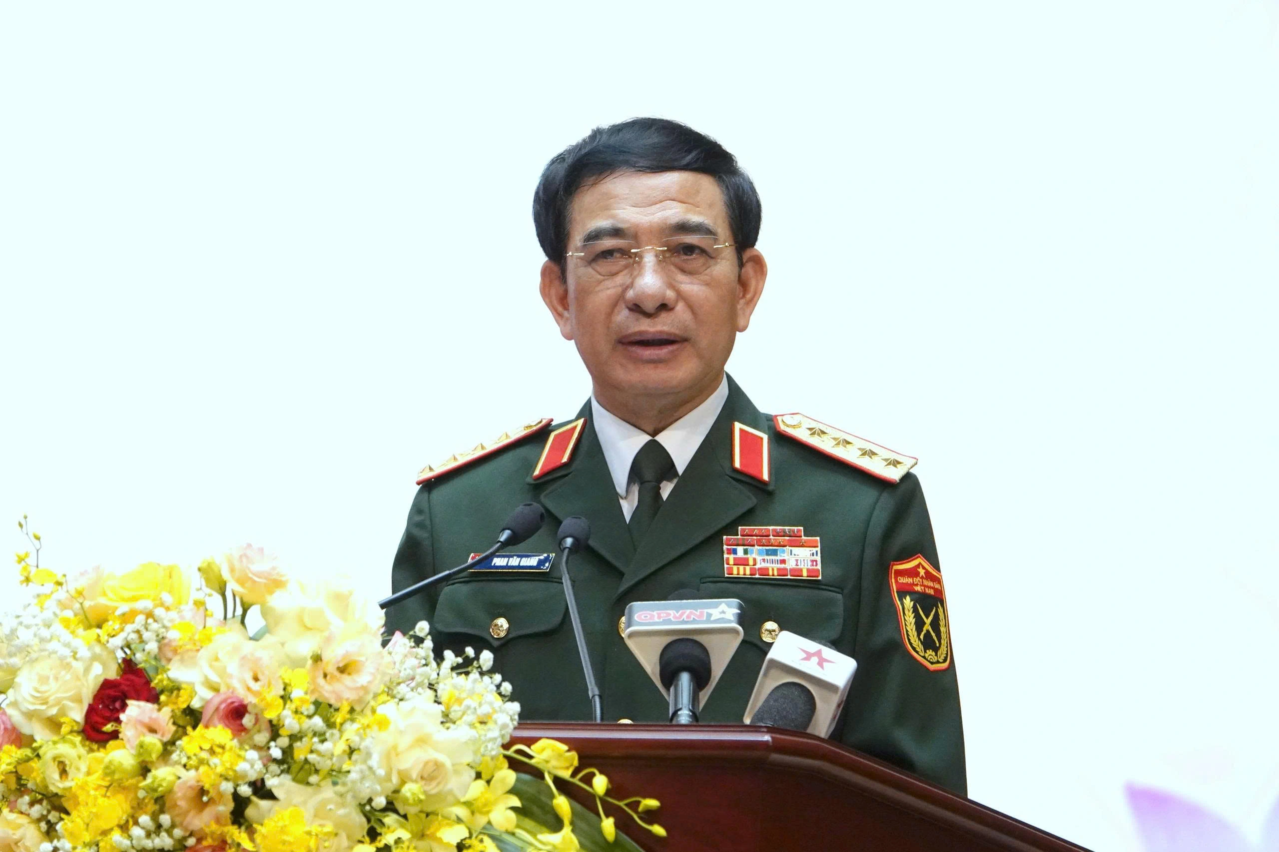 Đại tướng Phan Văn Giang phát biểu tại chương trình Đại tướng Phan Văn Giang phát biểu tại chương trình