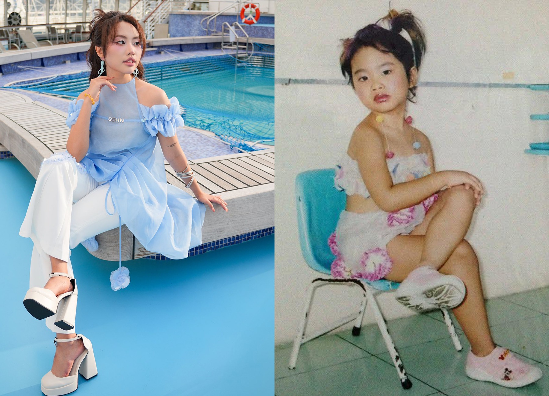 Phương Mỹ Chi sở hữu khí chất ngôi sao ngay từ nhỏ.