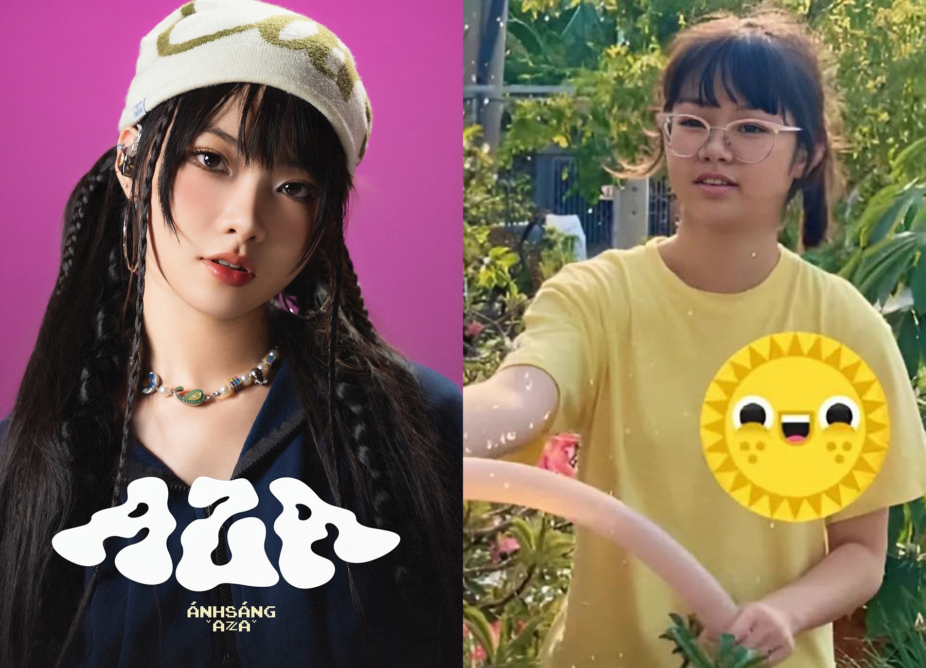 Ánh Sáng Aza được chú ý khi có diện mạo tươi trẻ, khả năng sáng tác, hát, rap và vũ đạo Ánh Sáng Aza được chú ý khi có diện mạo tươi trẻ, khả năng sáng tác, hát, rap và vũ đạo