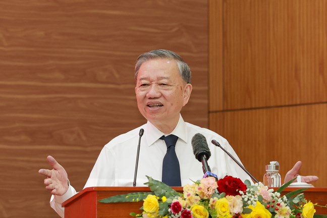 Tổng Bí thư Tô Lâm phát biểu tại buổi làm việc Tổng Bí thư Tô Lâm phát biểu tại buổi làm việc