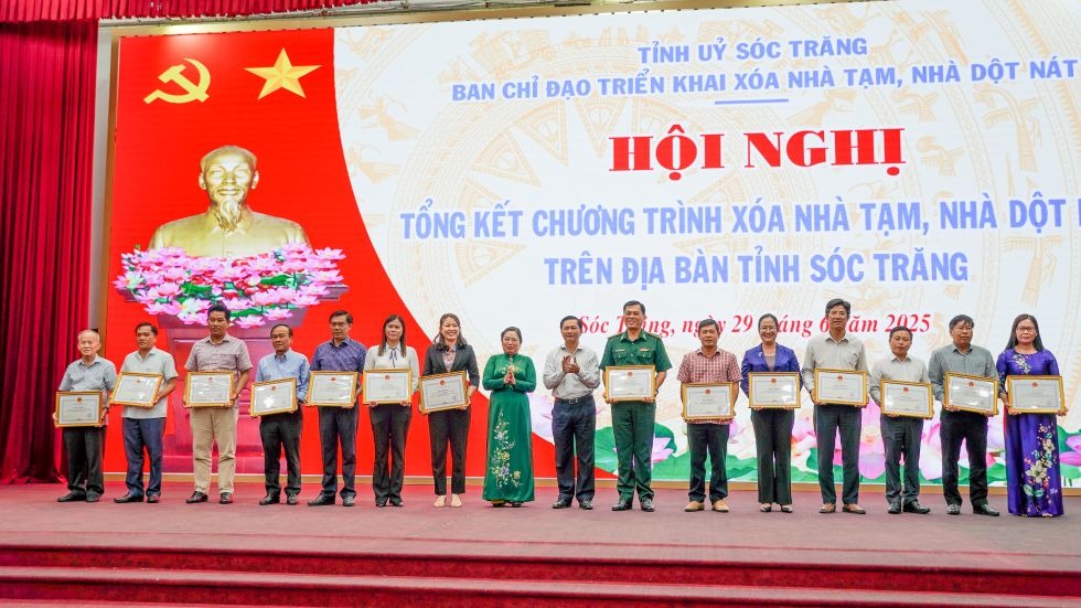 Sóc Trăng hoàn thành 100% chỉ tiêu xóa nhà tạm, nhà dột nát