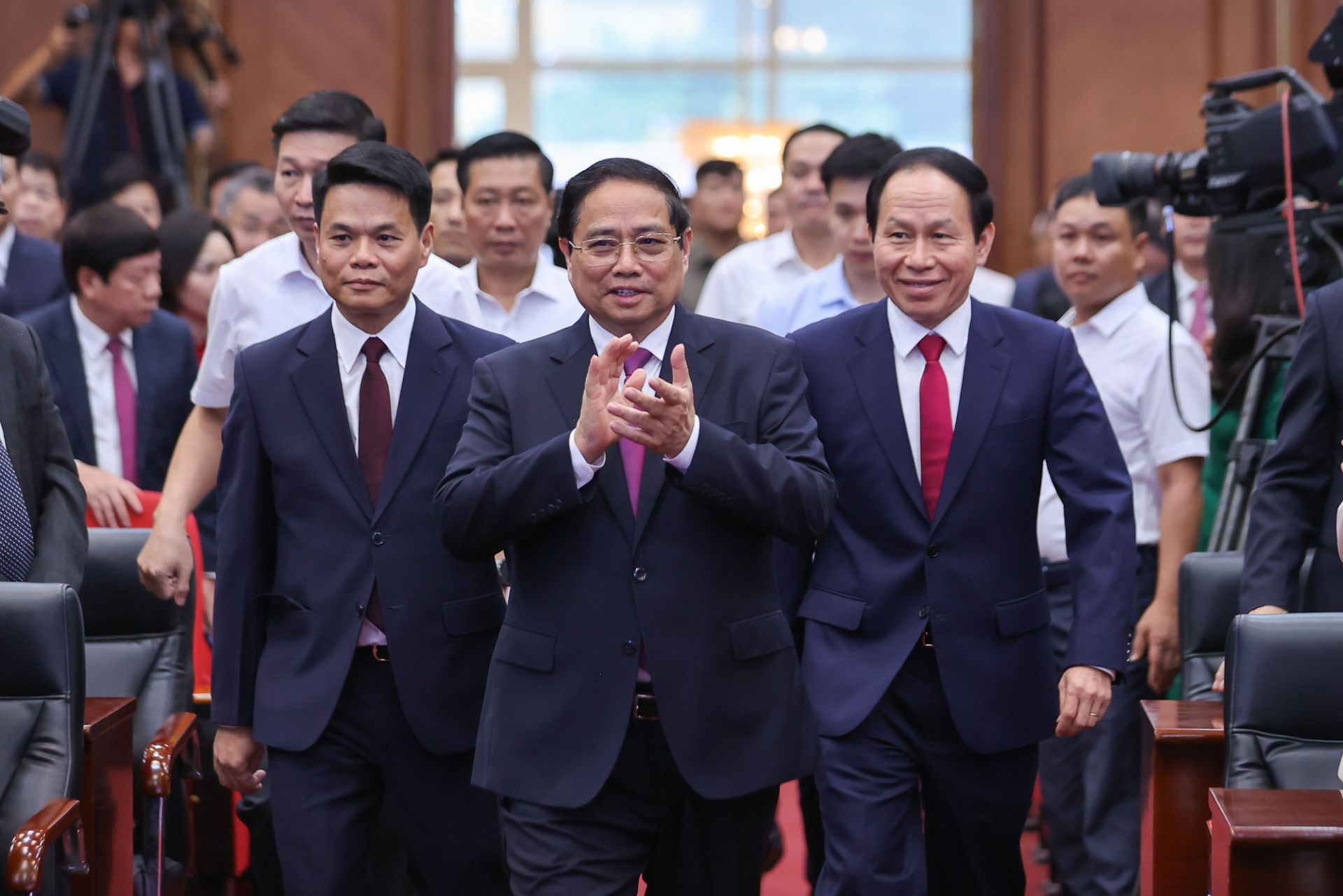 Lãnh đạo TP. Hải Phòng mới chào mừng Thủ tướng tham dự sự kiện 