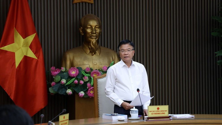 Phó Thủ tướng Lê Thành Long phát biểu Phó Thủ tướng Lê Thành Long phát biểu