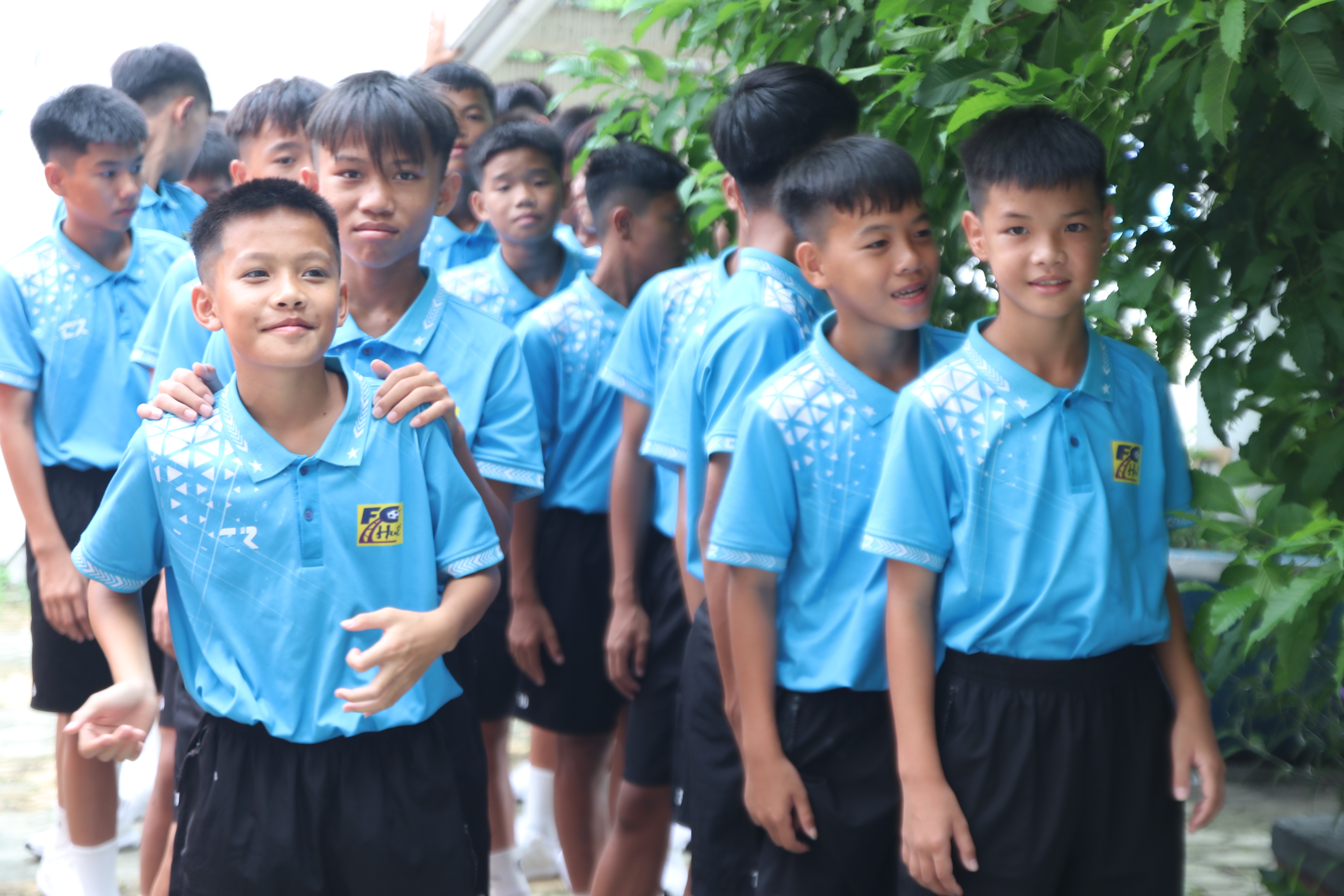 Các cầu thủ đã sẵn sàng cho vòng chung kết giải Giải U13 Yamaha Cup 2025 toàn quốc