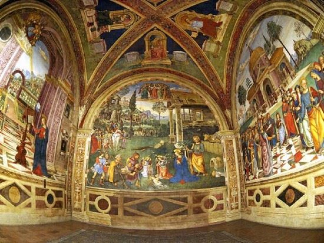 Nhà nguyện Baglioni ở Spello trong nhà thờ Santa Maria Maggiore