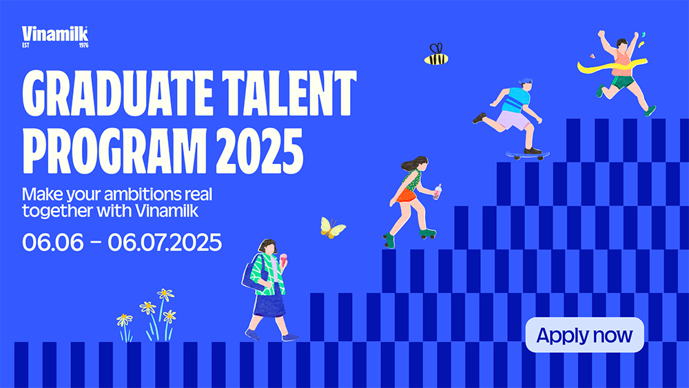 Thông tin tuyển dụng Vinamilk Graduate Talent Program trên fanpage của doanh nghiệp được nhiều bạn trẻ quan tâm Thông tin tuyển dụng Vinamilk Graduate Talent Program trên fanpage của doanh nghiệp được nhiều bạn trẻ quan tâm
