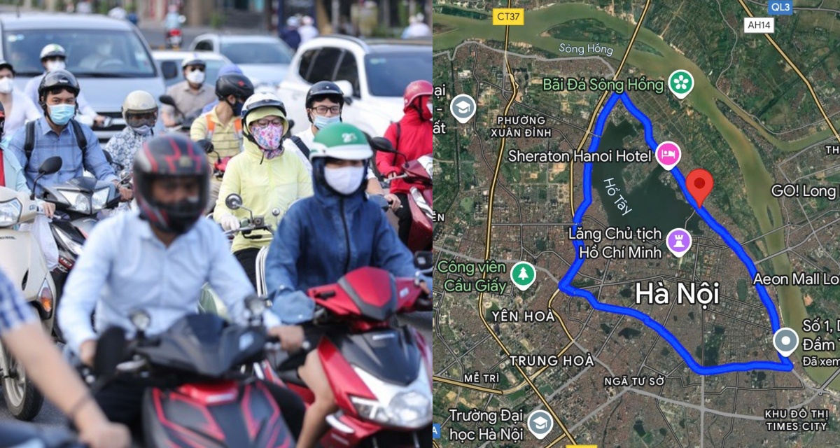 Vành đai 1 cấm xe xăng gồm những tuyến phố nào?