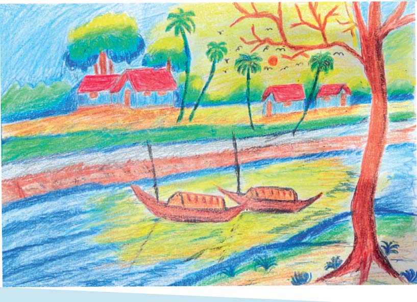 Bức tranh Phong cảnh quê em
được Hoàng Khôi vẽ bằng chì màu Bức tranh Phong cảnh quê em
được Hoàng Khôi vẽ bằng chì màu