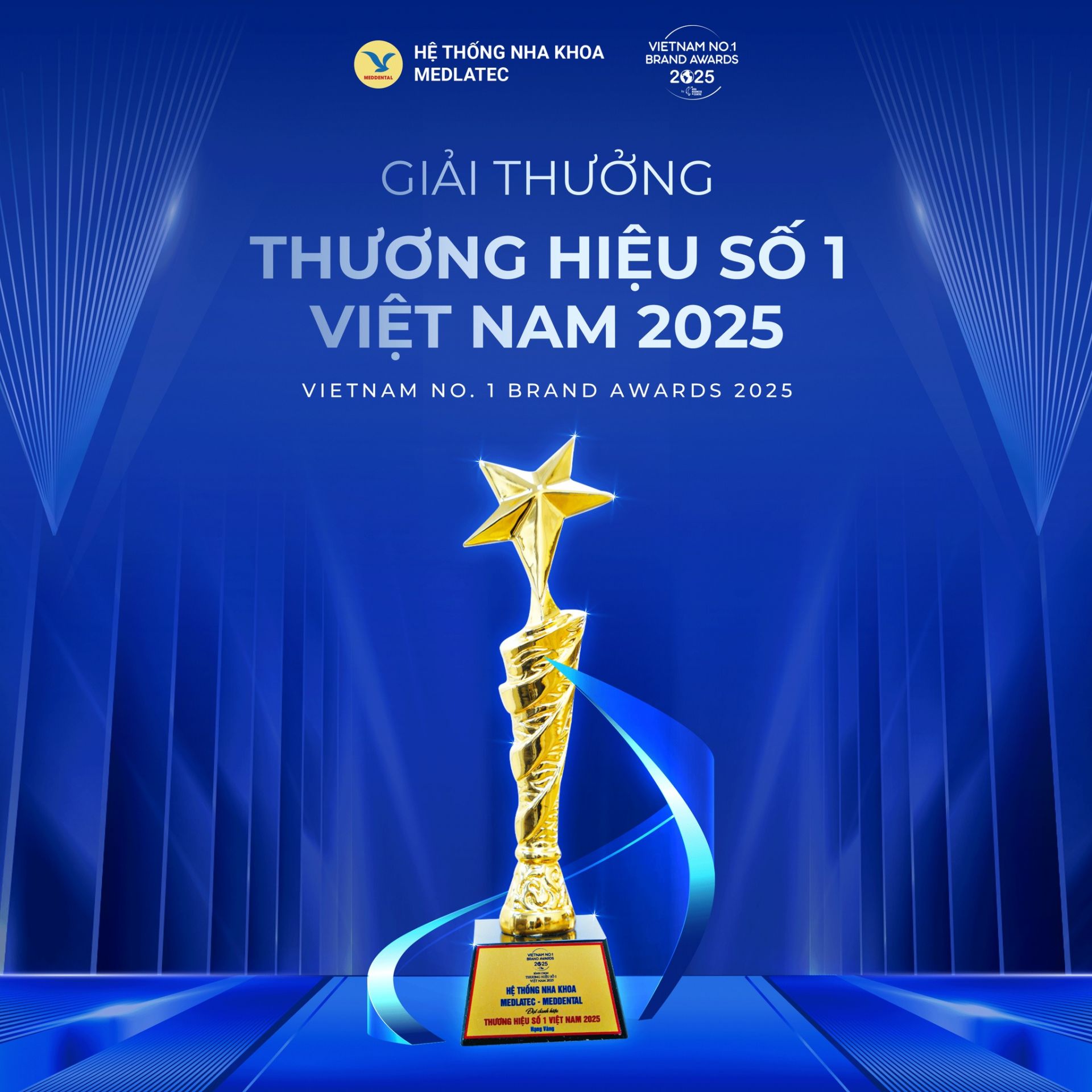 Chiếc cúp danh giá cho giải thưởng “Thương hiệu Số 1 Việt Nam 2025” Chiếc cúp danh giá cho giải thưởng “Thương hiệu Số 1 Việt Nam 2025”