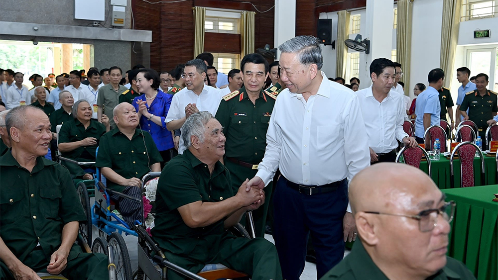 Tổng Bí thư Tô Lâm thăm Trung tâm Điều dưỡng thương binh Thuận Thành Tổng Bí thư Tô Lâm thăm Trung tâm Điều dưỡng thương binh Thuận Thành