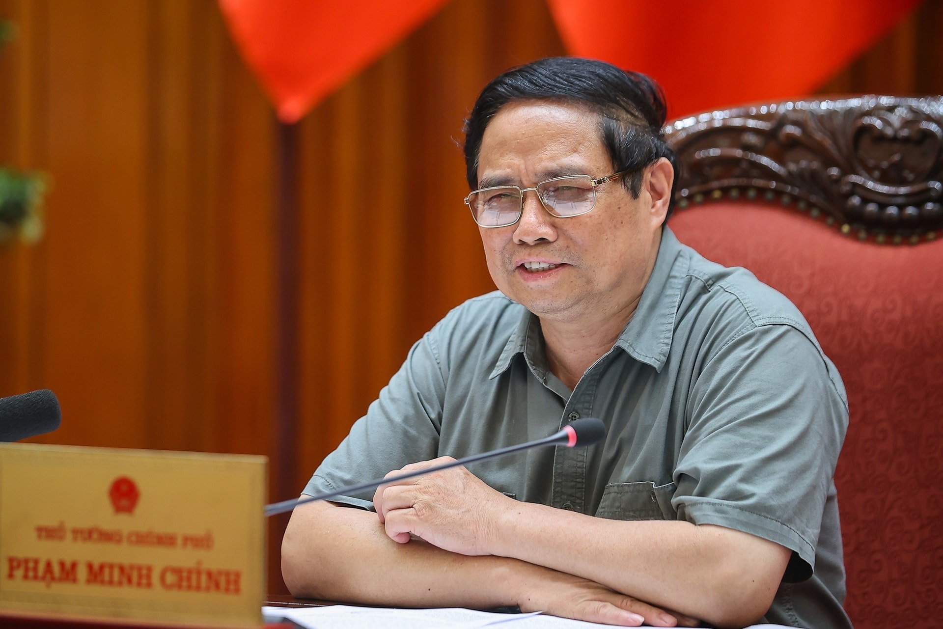 Thủ tướng Phạm Minh Chính kết luận tại cuộc họp Thủ tướng Phạm Minh Chính kết luận tại cuộc họp