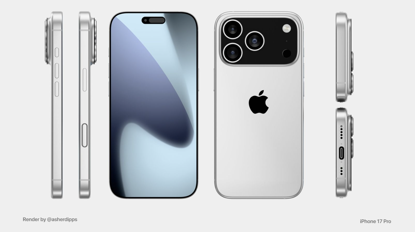Ảnh dựng minh họa thiết kế iPhone 17 Pro max. Ảnh dựng minh họa thiết kế iPhone 17 Pro max.