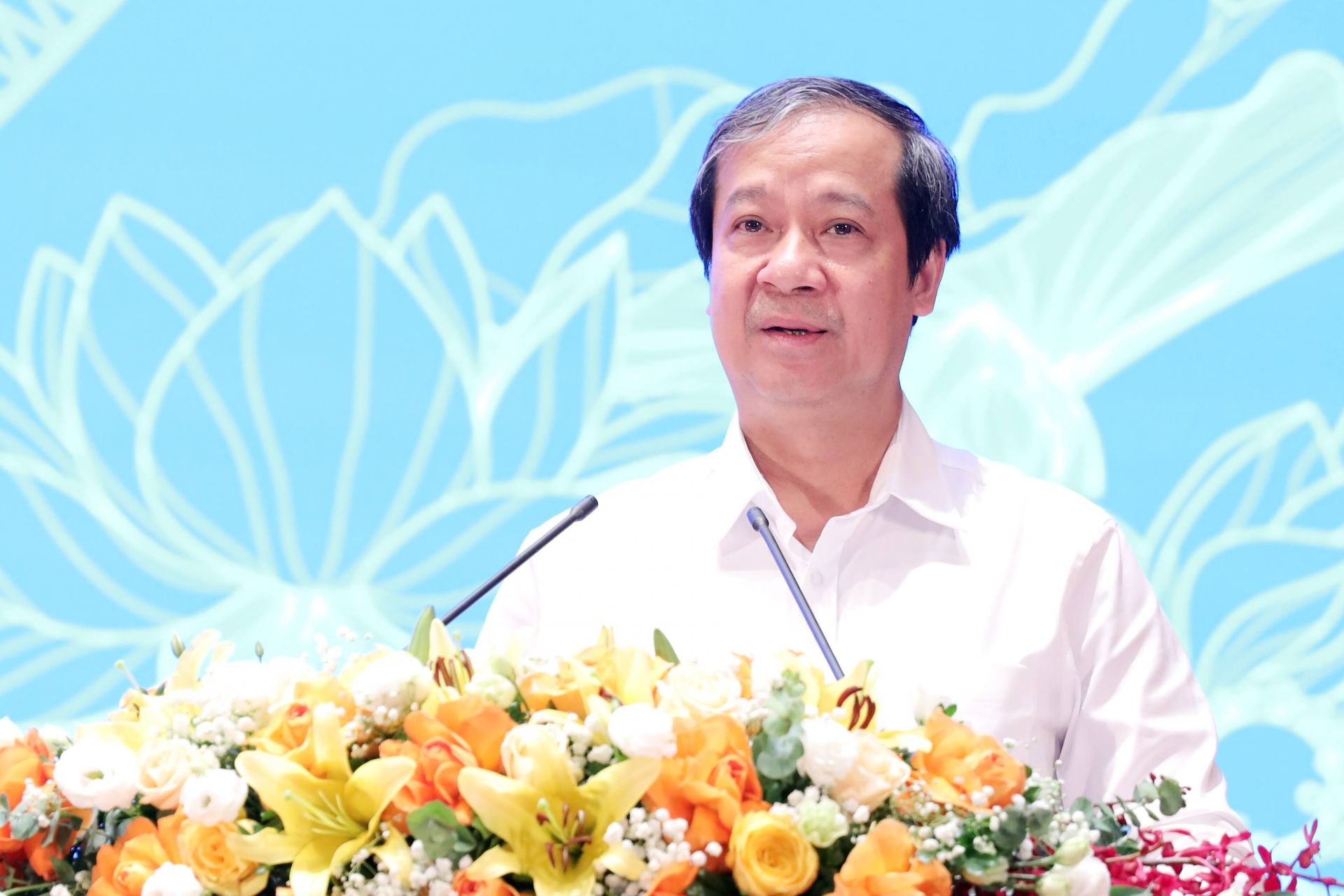 Bộ trưởng Nguyễn Kim Sơn phát biểu kết luận hội nghị