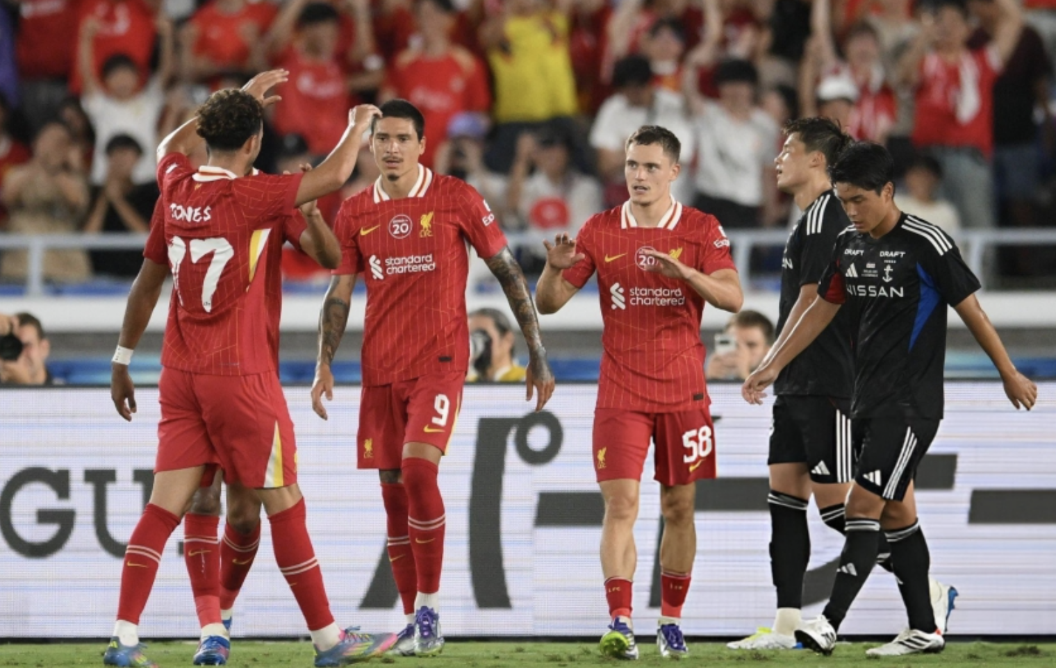 Florian Wirtz ghi bàn ra mắt giúp Liverpool thắng Yokohama Marinos